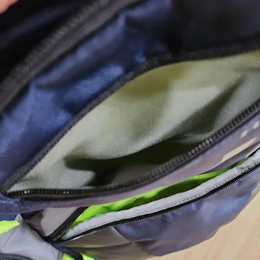 Under Armour Storm1 Navy and Neon Green/yellow Backpack
